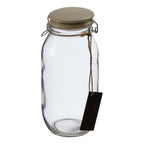 Glass Storage Jar with Ceramic Lid 2000ml