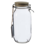 Glass Storage Jar with Ceramic Lid 2000ml