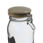 Glass Storage Jar with Ceramic Lid 2000ml