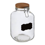 Glass Storage Jar with Wooden Lid 3000ml