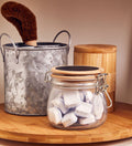 Glass Storage Jar with Wooden Lid 500ml