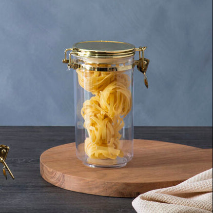 Jar with Gold Lid 1100 Ml