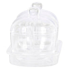 Set of 2 Condiment Pots with Tray