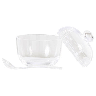 Set of 3 Condiment Pots with Tray