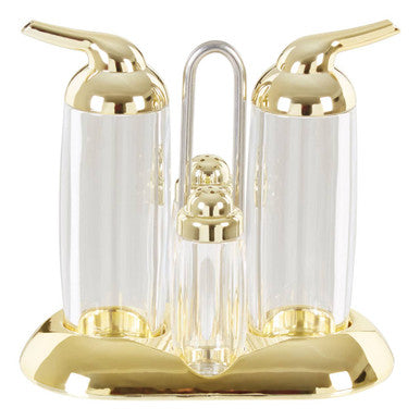 Gold 4 Piece Condiment Set
