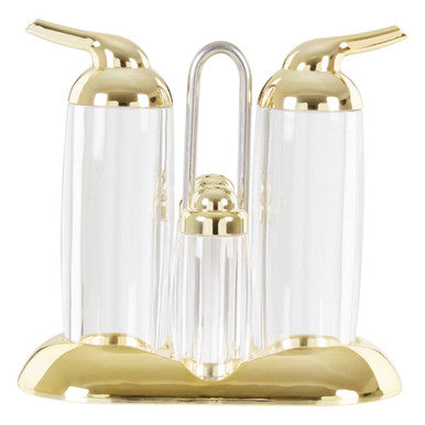 Gold 4 Piece Condiment Set