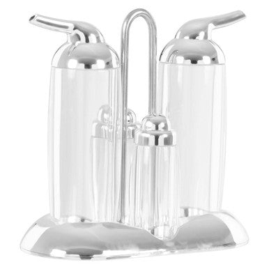 Silver 4 Piece Condiment Set