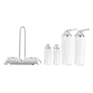 Silver 4 Piece Condiment Set