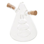 Dual Oil and Vinegar Glass Bottle