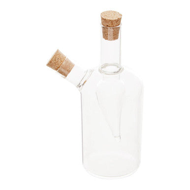 2 In 1 Oil And Vinegar Glass Bottle