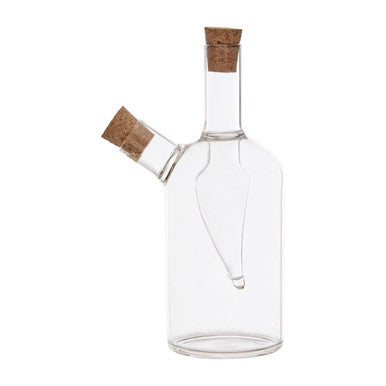 2 In 1 Oil And Vinegar Glass Bottle