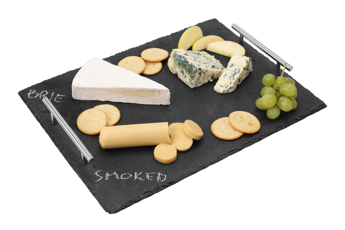 Preto Large Tray with Stainless Steel Handles