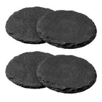 Set of 4 Slate Round Coasters