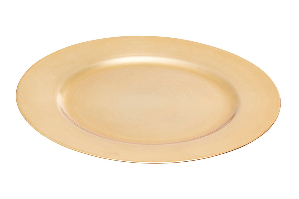 Flat Gold Charger Plate
