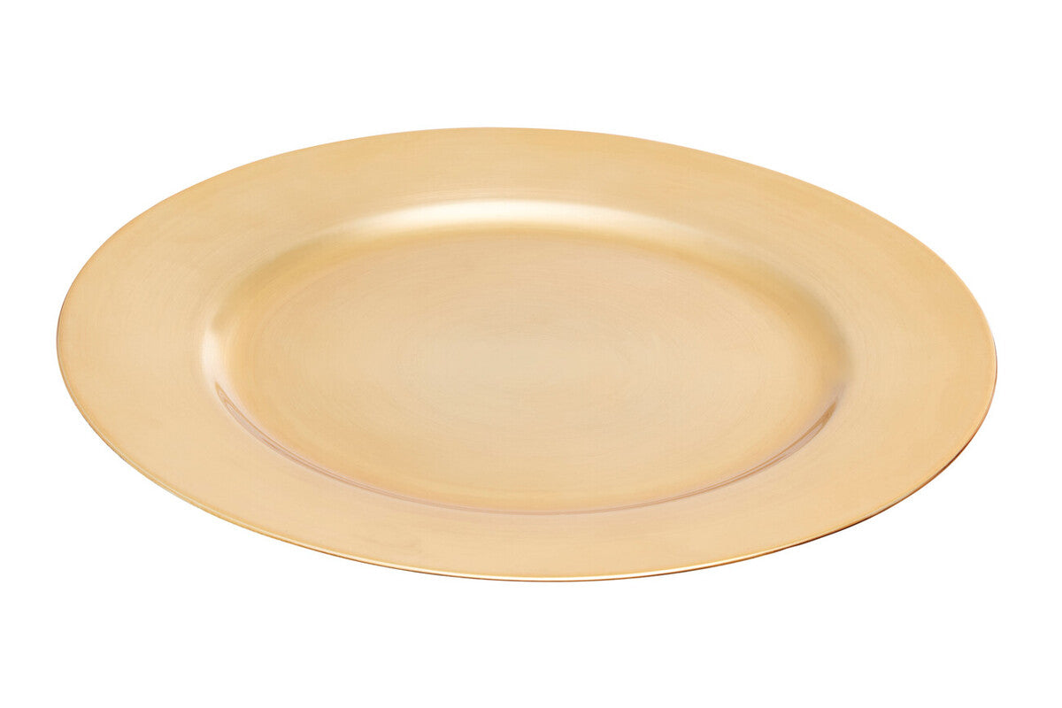Flat Gold Charger Plate