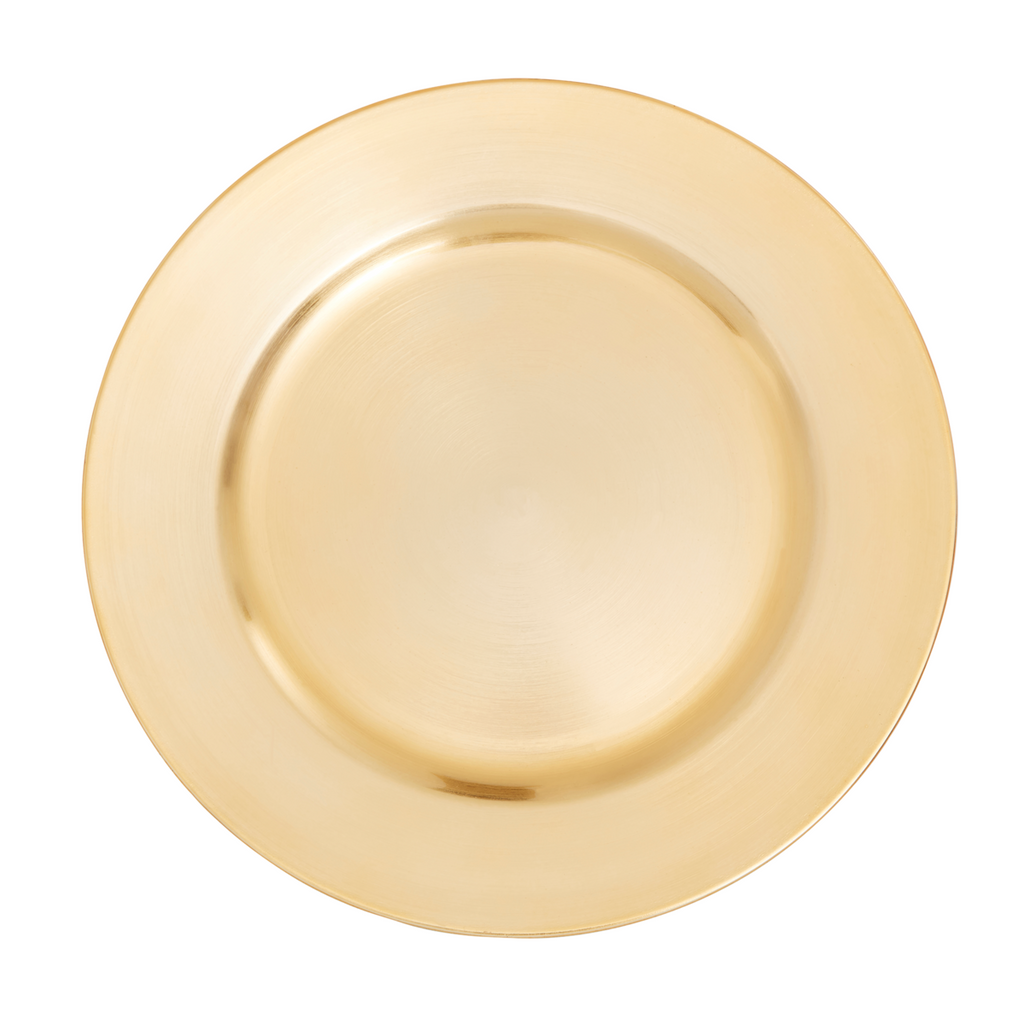 Flat Gold Charger Plate