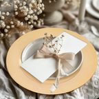 Flat Gold Charger Plate
