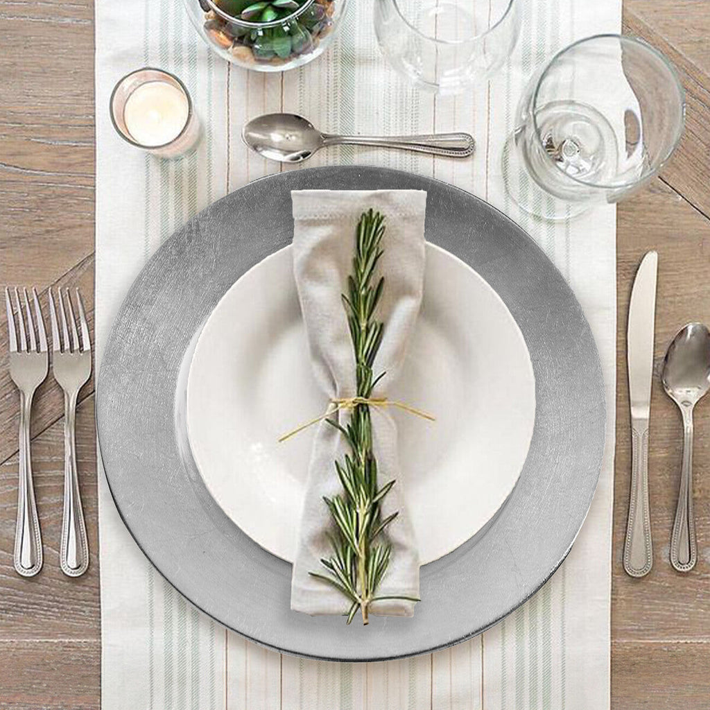 Silver Finish Charger Plate