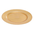 Gold Charger Plate with Dotted Rim