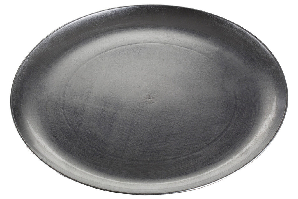 Silver Coupe Charger Plate
