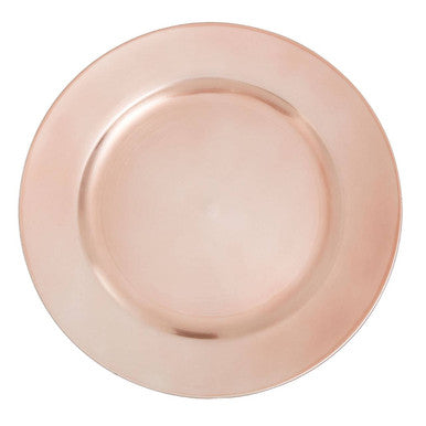 Rose Gold Flat Style Charger Plate