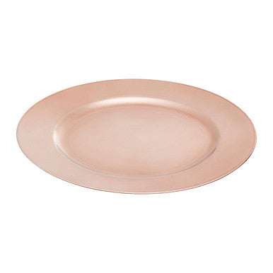 Rose Gold Flat Style Charger Plate