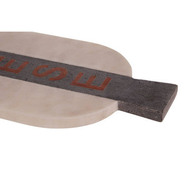 White and Grey Marble Cheeseboard