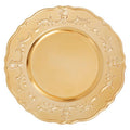 Gold Finish Baroque Charger Plate