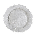 Silver Finish Reef Charger Plate