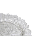 Silver Finish Reef Charger Plate