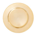 Gold Finish Flat Style Charger Plate