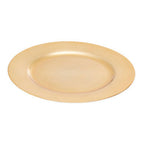Gold Finish Flat Style Charger Plate