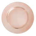 Rose Gold Finish Charger Plate