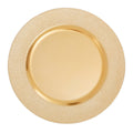 Gold Finish Pebble Effect Charger Plate