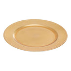 Gold Finish Dotted Charger Plate