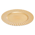Gold Finish Wave Rim Charger Plate