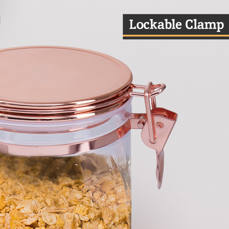 Jar with Copper Lid 1100 Ml
