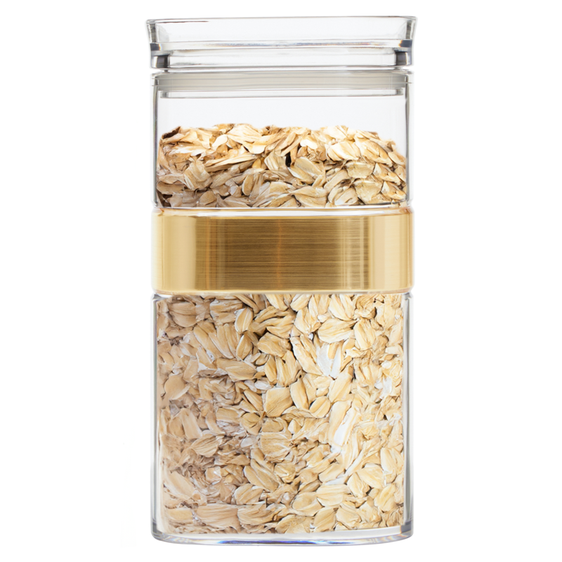 Square Storage Jar 1200ml | Gozo