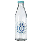 Glass Milk Bottle with Screw Cap