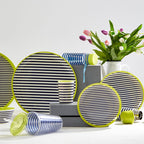 Stripe 450ml Drinks Cup