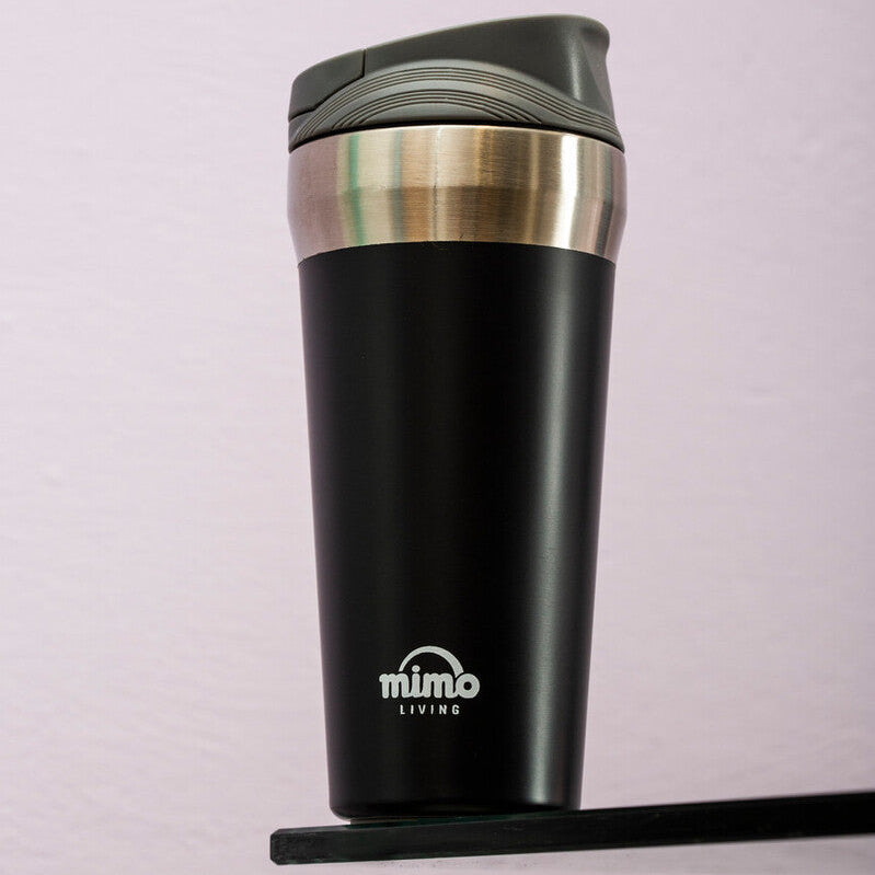 Black Travel Mug