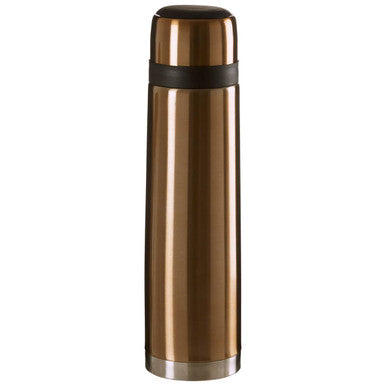 Vacuum Flask with Gold Finish