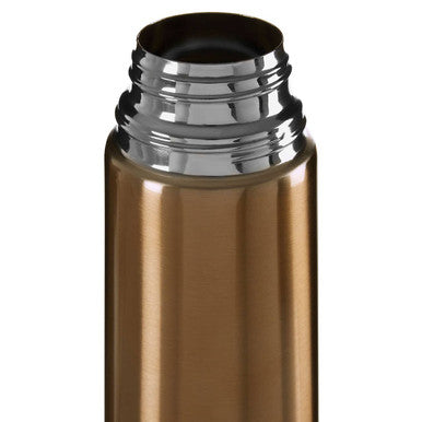 Vacuum Flask with Gold Finish
