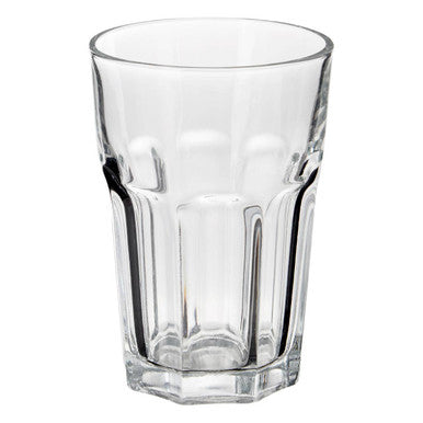 Set of 4 Clear Glass Tumblers 360ml
