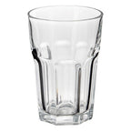 Set of 4 Clear Glass Tumblers 360ml