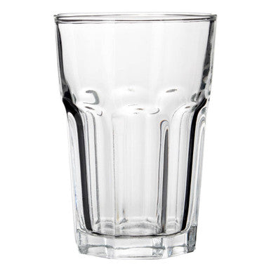 Set of 4 Clear Glass Tumblers 360ml