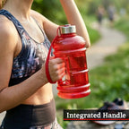 Red 1000ml Sports Drinking Bottle