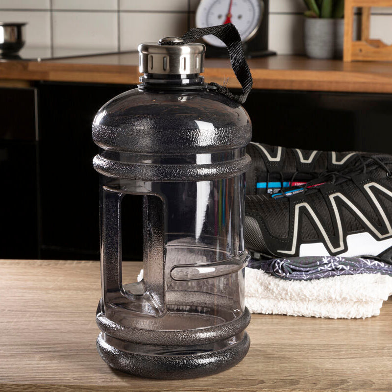 Grey 2200ml Sports Drinking Bottle