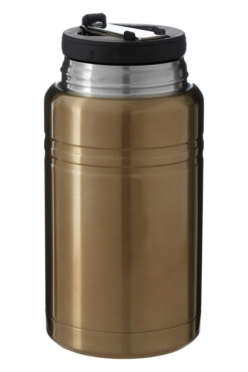 Gold Finish Food Flask