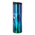 Oil Slick Finish Double Wall Travel Mug